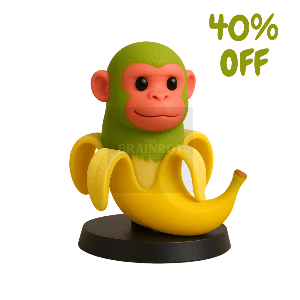 Shimpanzinni Bananinni Toy – Viral Italian Brainrot Meme Collectible