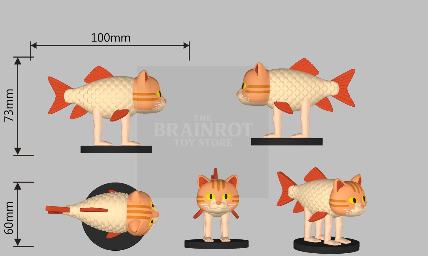 Trulimero Trulicina_Toy_Viral_Italian_Brainrot_Meme_Collectible