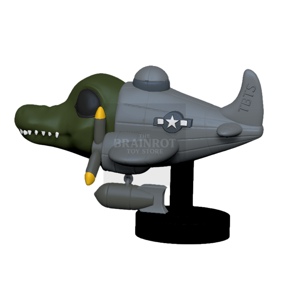 Bombardino Crocodilo Toy – Viral Italian Brainrot Meme Collectible