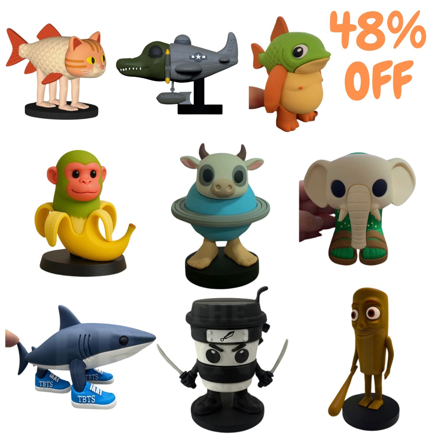 (9pcs) Italian Brainrot Toys Set – Viral Italian Brainrot Meme Collect ...